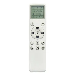 Ventilatori Da Soffitto-Selezionato da Mazzolaluce Ventilatore da soffitto bianco e legno led cct dimmerabile 13mq con telecomando