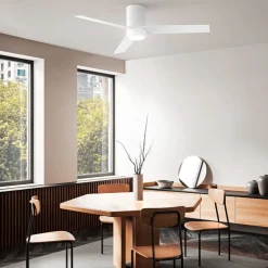 Ventilatori Da Soffitto-Selezionato da Mazzolaluce Ventilatore da soffitto bianco a pale 20mq con luce e telecomando