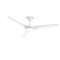 Ventilatori Da Soffitto-Selezionato da Mazzolaluce Ventilatore da soffitto bianco con telecomando e luce 20mq ip66 per esterno