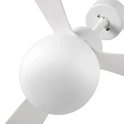 Ventilatori Da Soffitto-Selezionato da Mazzolaluce Ventilatore da soffitto bianco led 2700k app smart tuya 17-28mq