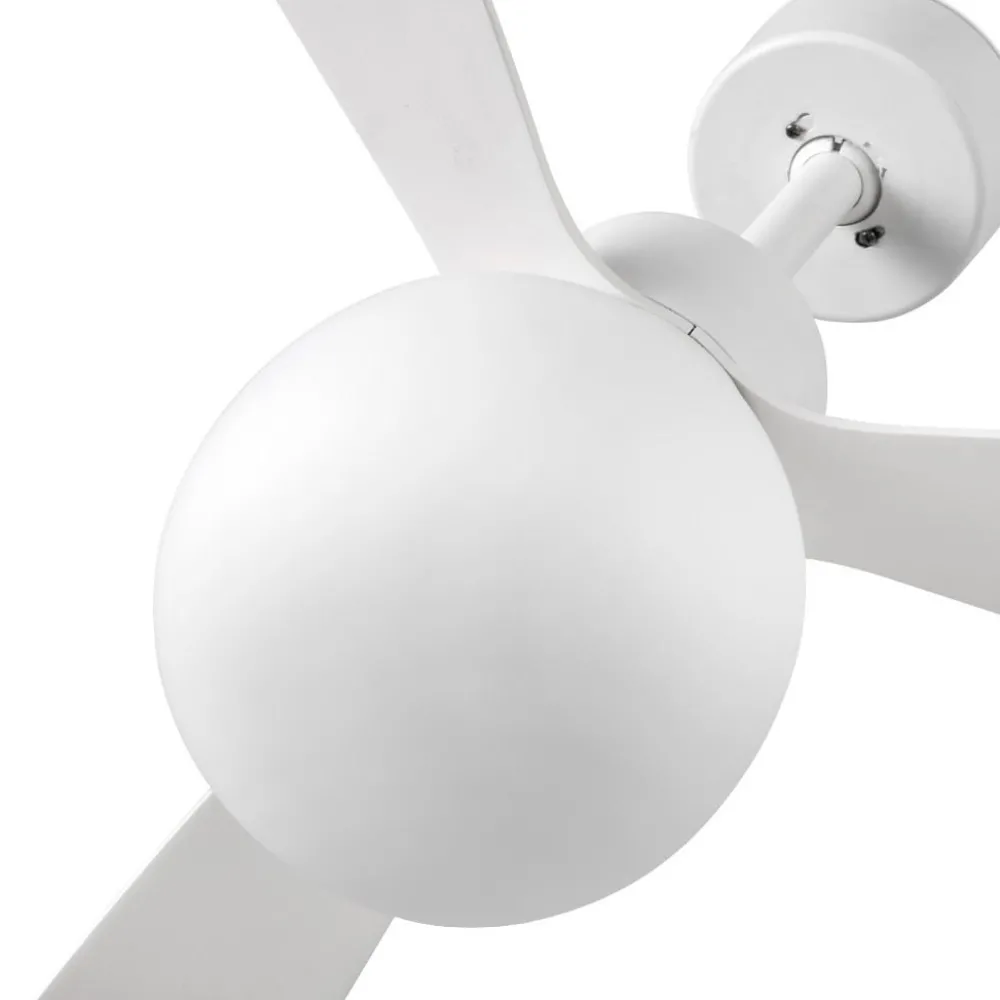 Ventilatori Da Soffitto-Selezionato da Mazzolaluce Ventilatore da soffitto bianco led 2700k app smart tuya 17-28mq