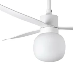 Ventilatori Da Soffitto-Selezionato da Mazzolaluce Ventilatore da soffitto bianco led 2700k app smart tuya 17-28mq