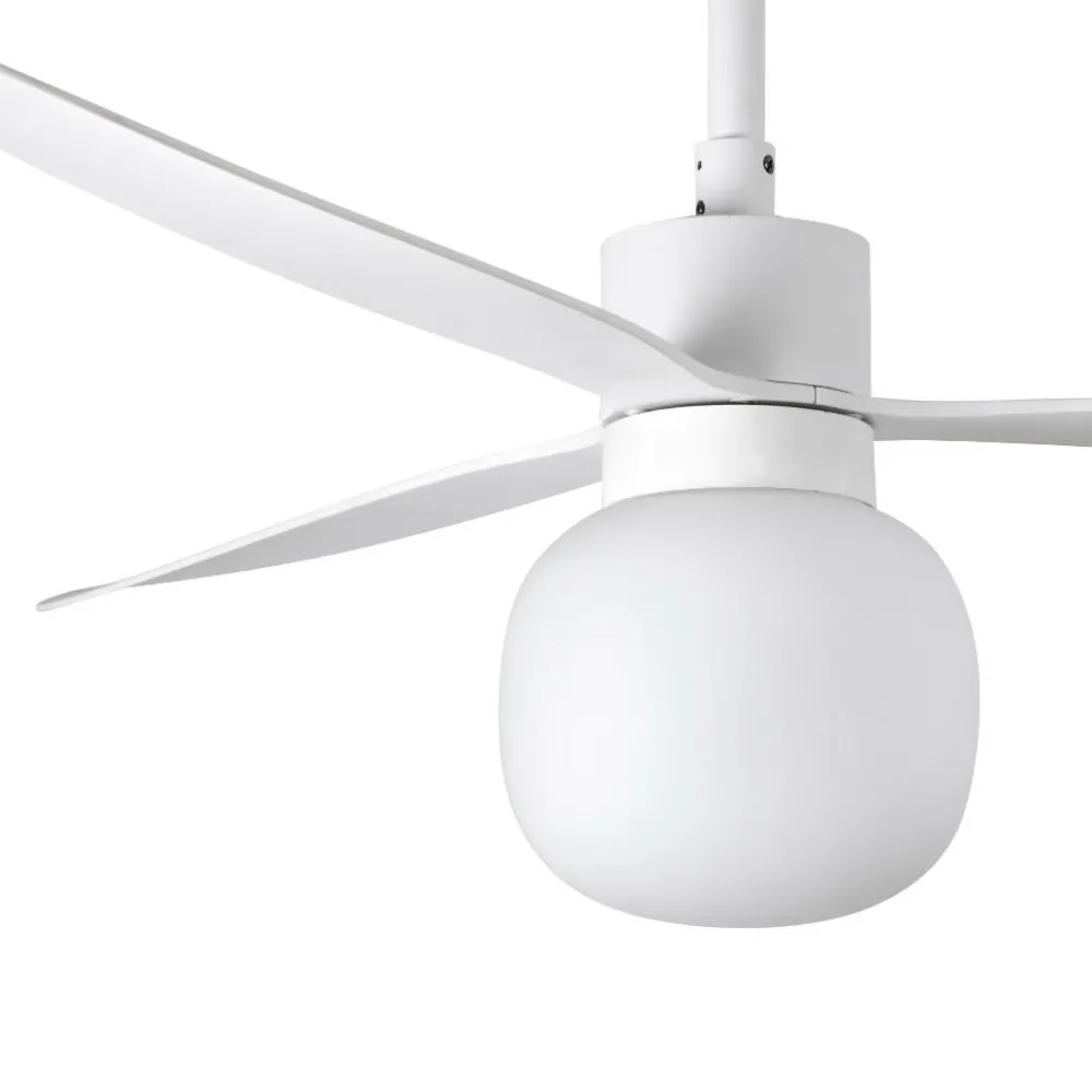 Ventilatori Da Soffitto-Selezionato da Mazzolaluce Ventilatore da soffitto bianco led 2700k app smart tuya 17-28mq