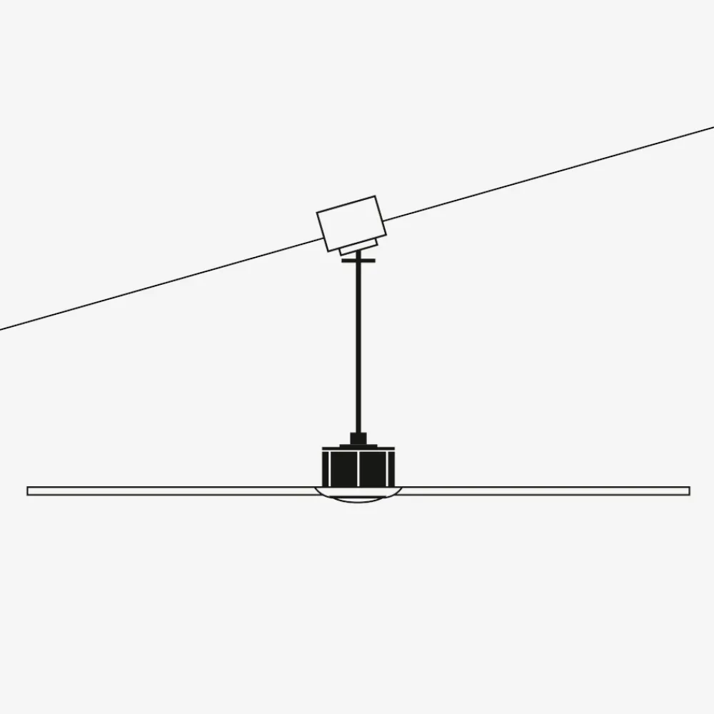 Ventilatori Da Soffitto-Selezionato da Mazzolaluce Ventilatore da soffitto bianco smart wifi motore silenzioso 17mq