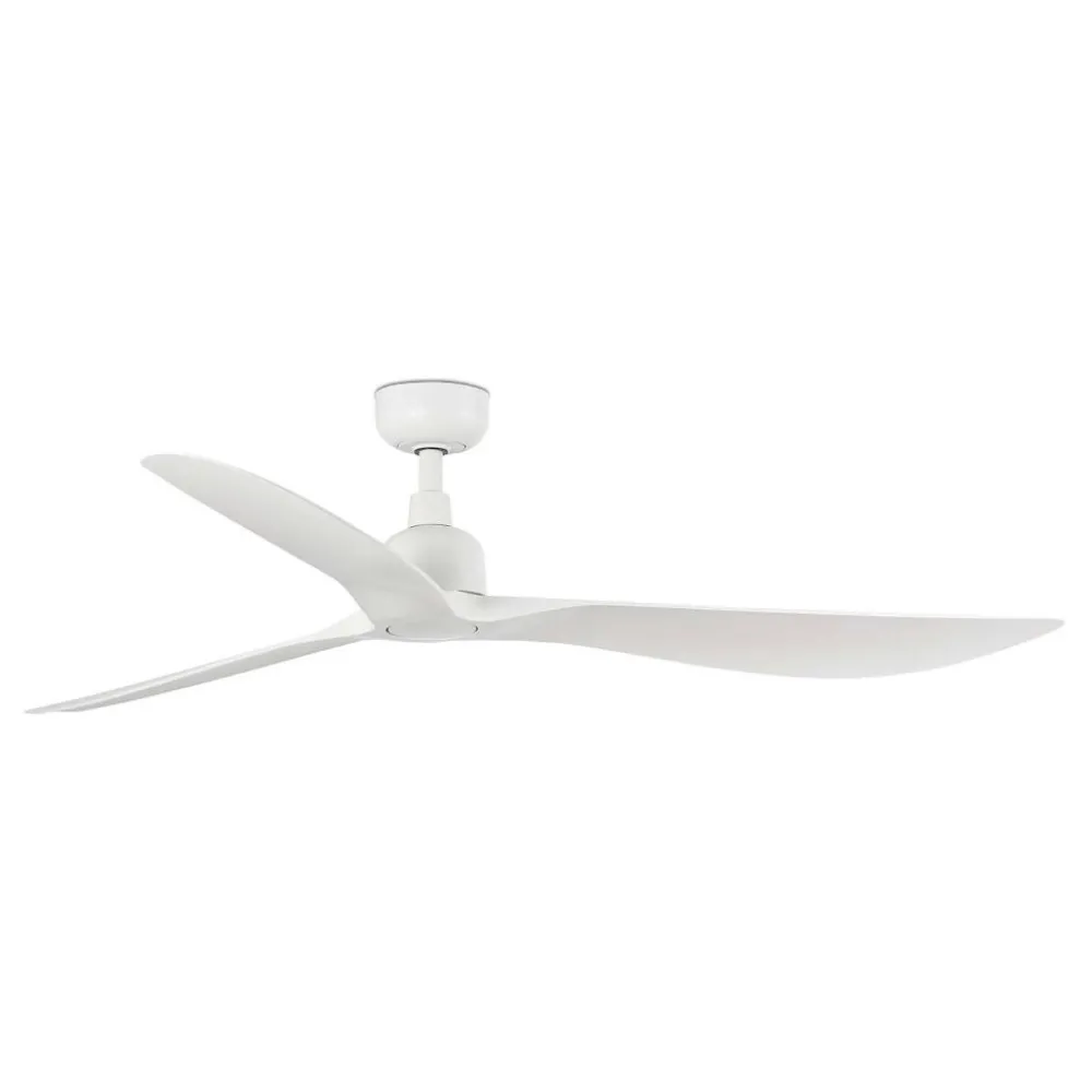 Ventilatori Da Soffitto-Selezionato da Mazzolaluce Ventilatore da soffitto bianco ip44 da esterno con telecomando 28mq