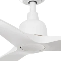 Ventilatori Da Soffitto-Selezionato da Mazzolaluce Ventilatore da soffitto bianco ip44 da esterno con telecomando 28mq