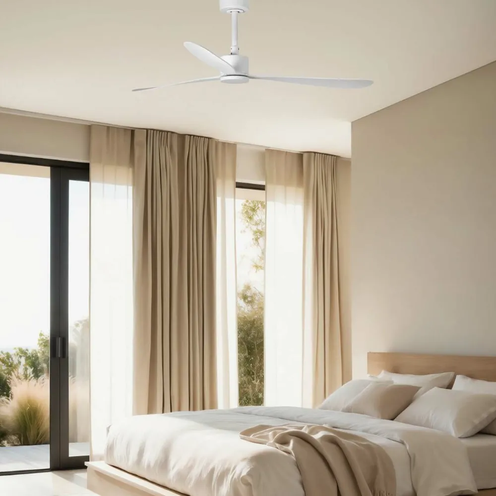 Ventilatori Da Soffitto-Selezionato da Mazzolaluce Ventilatore da soffitto bianco app tuya snart ambienti 17-28mq