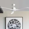 Ventilatori Da Soffitto-Selezionato da Mazzolaluce Ventilatore da soffitto bianco app smart tuya ambienti 17-28mq