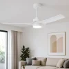 Ventilatori Da Soffitto-Selezionato da Mazzolaluce Ventilatore da soffitto con luce telecomando bianco 20mq