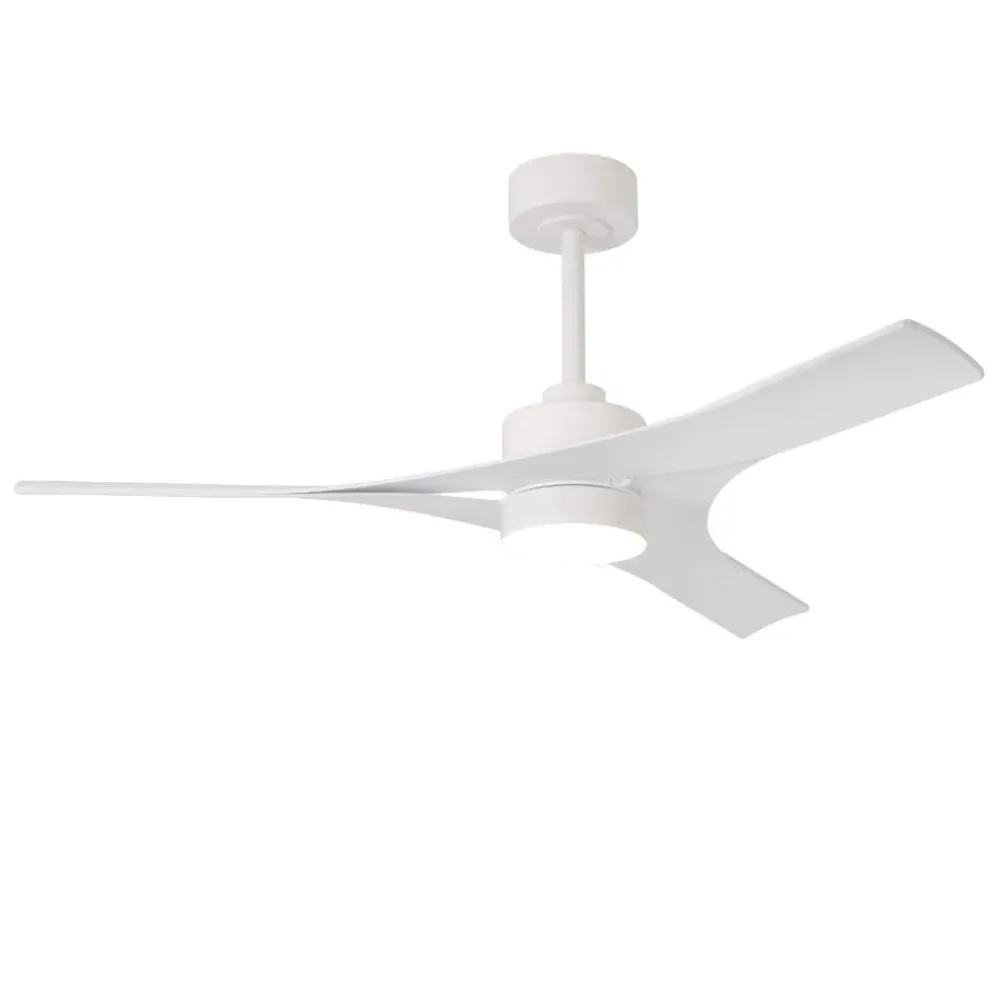 Ventilatori Da Soffitto-Selezionato da Mazzolaluce Ventilatore da soffitto con luce telecomando bianco 20mq