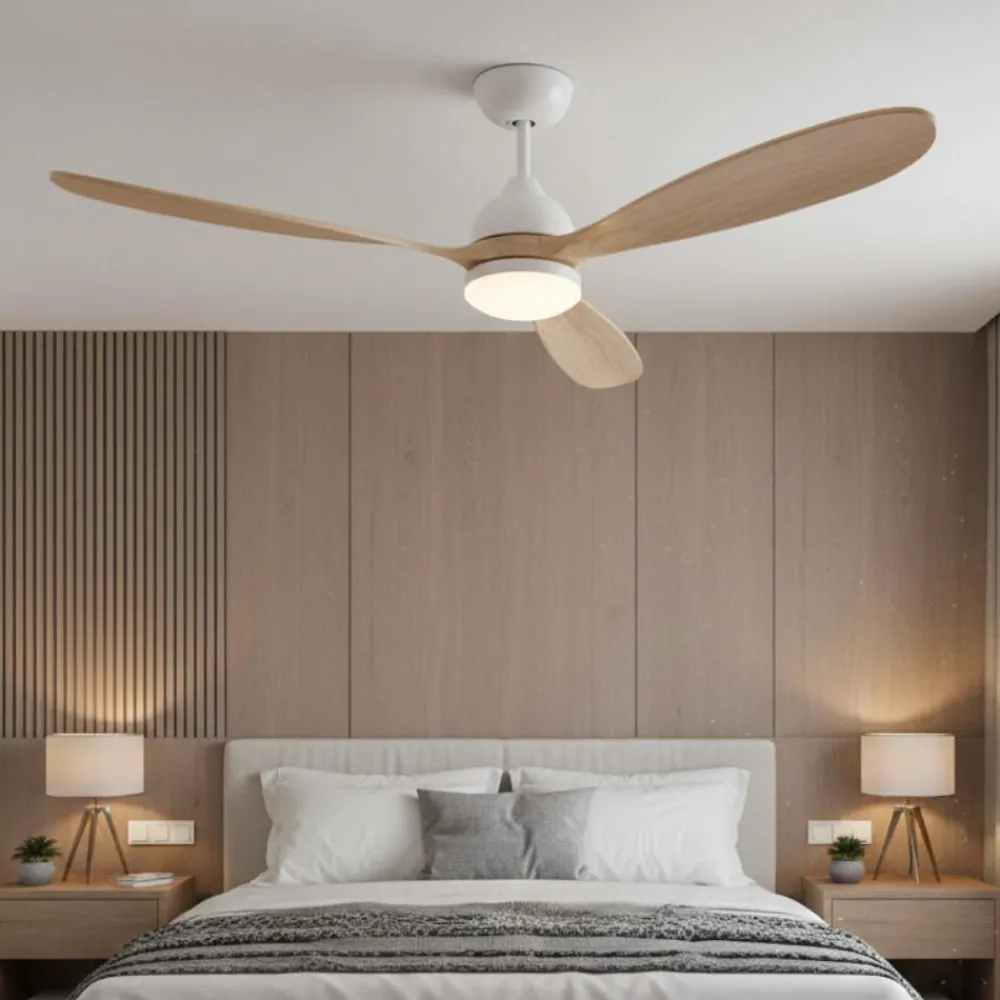 Ventilatori Da Soffitto-Selezionato da Mazzolaluce Ventilatore da soffitto con led 2700k app tuya smart bianco ambienti 28mq