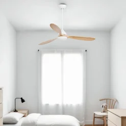 Ventilatori Da Soffitto-Selezionato da Mazzolaluce Ventilatore da soffitto con led 2700k app tuya smart bianco ambienti 28mq