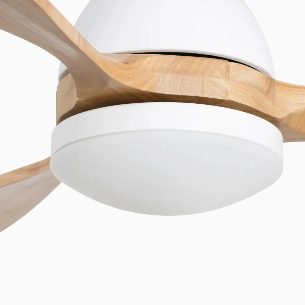 Ventilatori Da Soffitto-Selezionato da Mazzolaluce Ventilatore da soffitto con led 2700k app tuya smart bianco ambienti 28mq