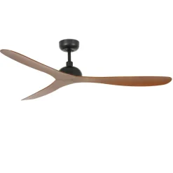 Ventilatori Da Soffitto-Selezionato da Mazzolaluce Ventilatore da soffitto con pale legno noce 28mq silenzioso