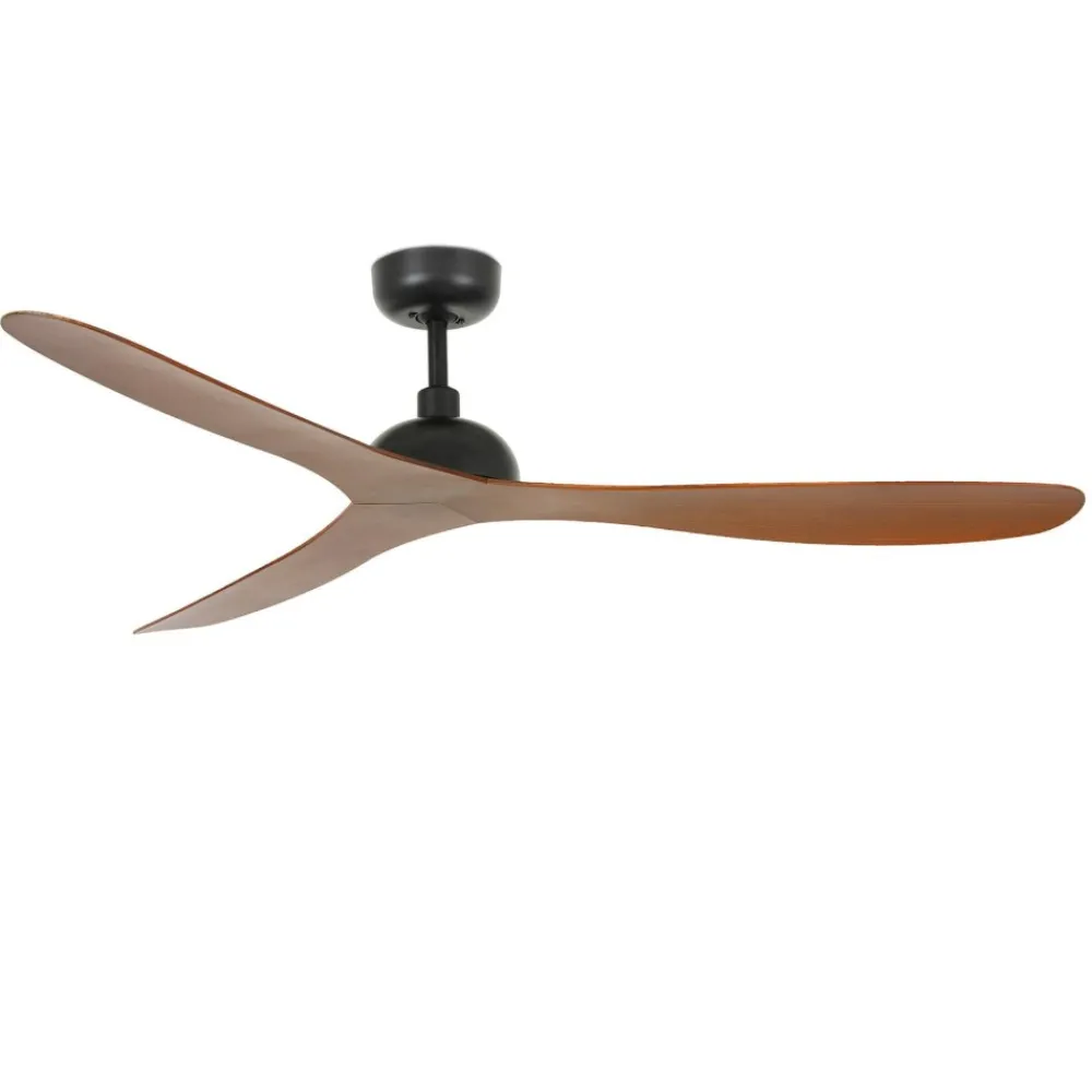 Ventilatori Da Soffitto-Selezionato da Mazzolaluce Ventilatore da soffitto con pale legno noce 28mq silenzioso