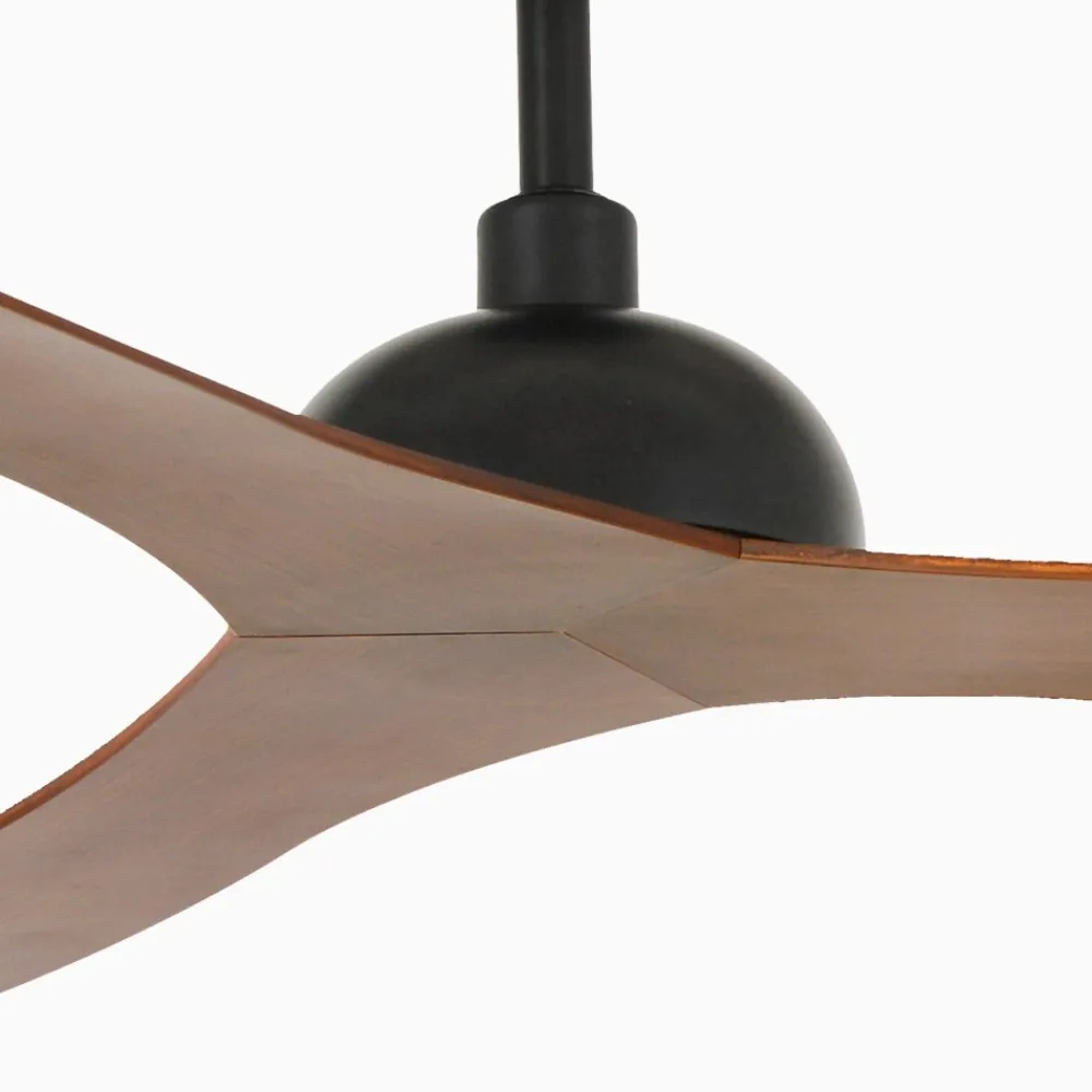 Ventilatori Da Soffitto-Selezionato da Mazzolaluce Ventilatore da soffitto con pale legno noce 28mq silenzioso