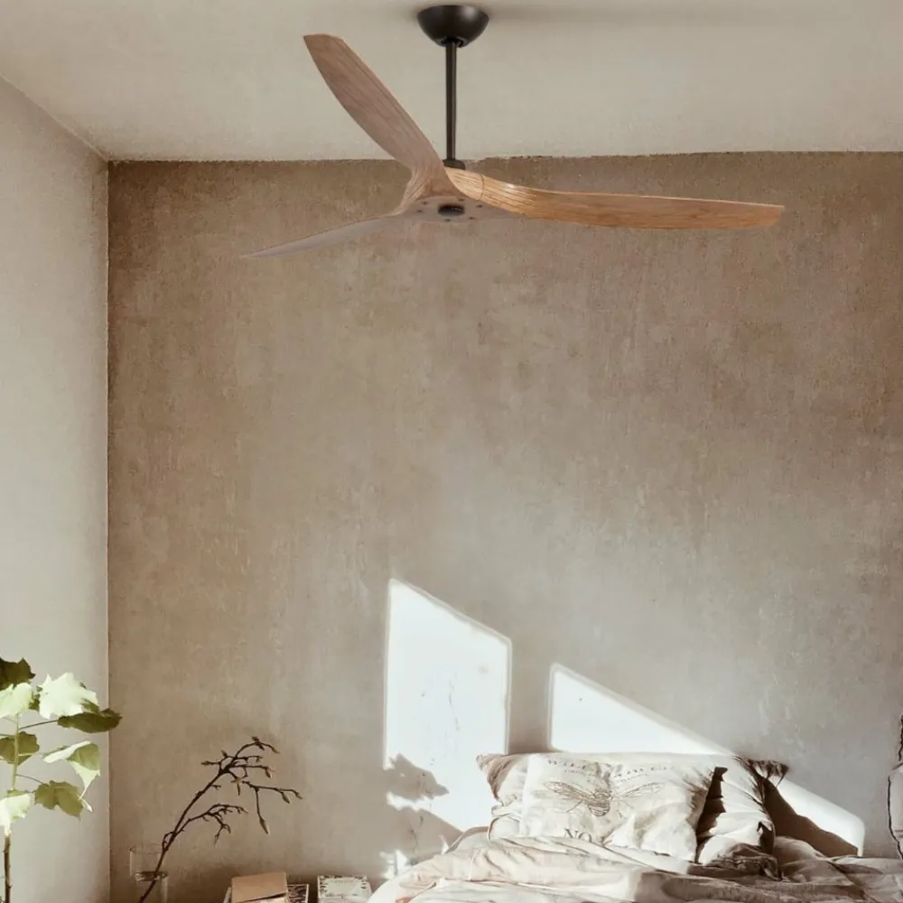 Ventilatori Da Soffitto-Selezionato da Mazzolaluce Ventilatore da soffitto con pale in legno 28mq silenzioso