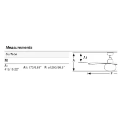 Ventilatori Da Soffitto-Selezionato da Mazzolaluce Ventilatore da soffitto da esterno app ip44 con luce marrone ambienti 14-17mq