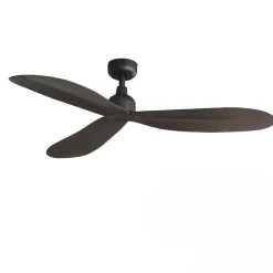 Ventilatori Da Soffitto-Selezionato da Mazzolaluce Ventilatore da soffitto design marrone ip44 smart app tuya 13-17mq