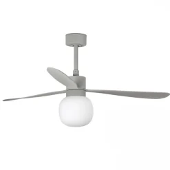Ventilatori Da Soffitto-Selezionato da Mazzolaluce Ventilatore da soffitto luce led 2700k 28mq grigio motore silenzioso app tuya