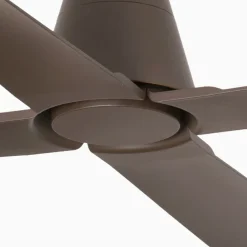 Ventilatori Da Soffitto-Selezionato da Mazzolaluce Ventilatore da soffitto marrone ip44 per esterno 13-18mq