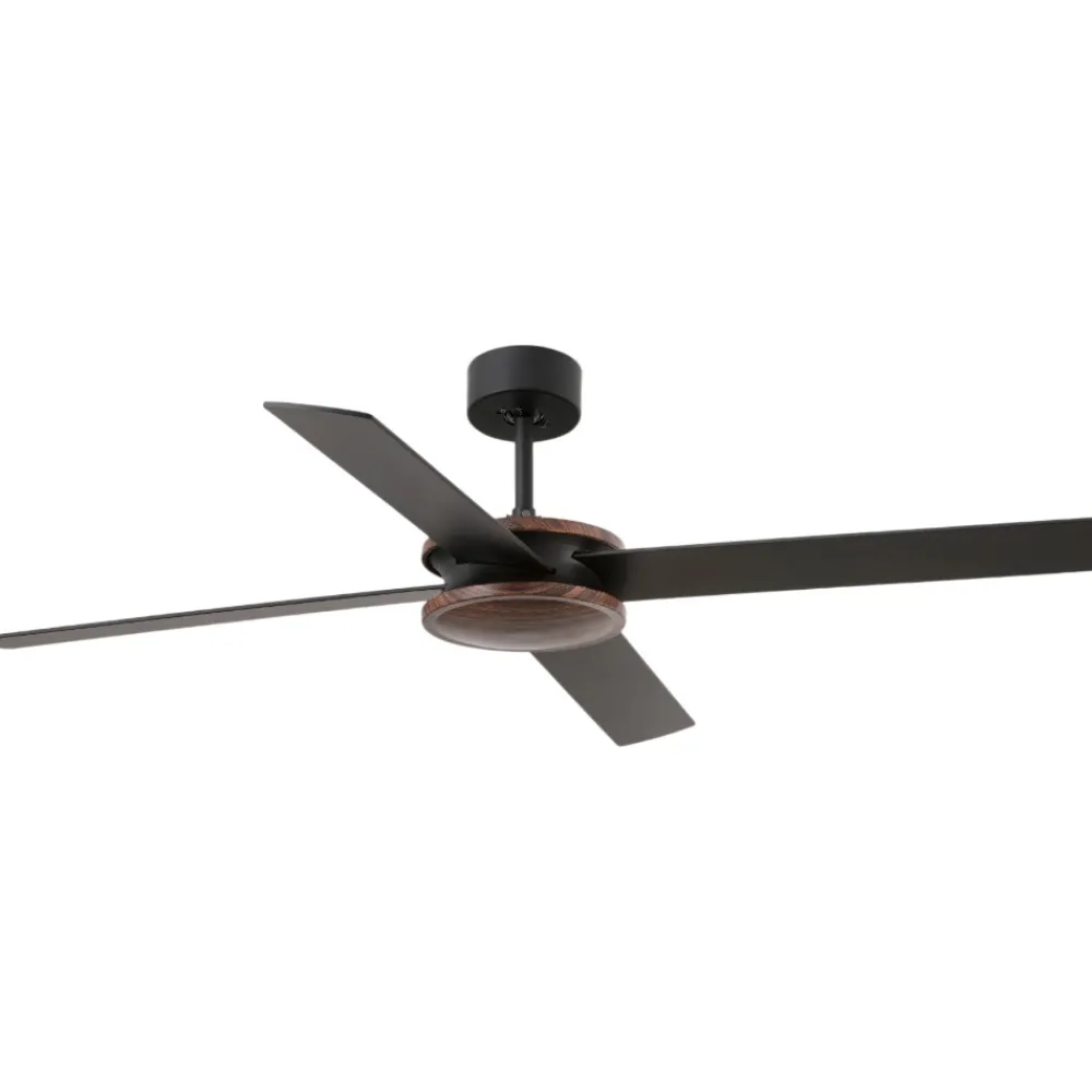 Ventilatori Da Soffitto-Selezionato da Mazzolaluce Ventilatore da soffitto marrone nero ambienti max 28mq smart app