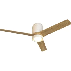 Ventilatori Da Soffitto-Selezionato da Mazzolaluce Ventilatore da soffitto motore dc luce led cct ceramica bianca 13-20mq