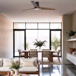 Ventilatori Da Soffitto-Selezionato da Mazzolaluce Ventilatore da soffitto 17-28mq con led cct motore dc silenzioso con telecomando