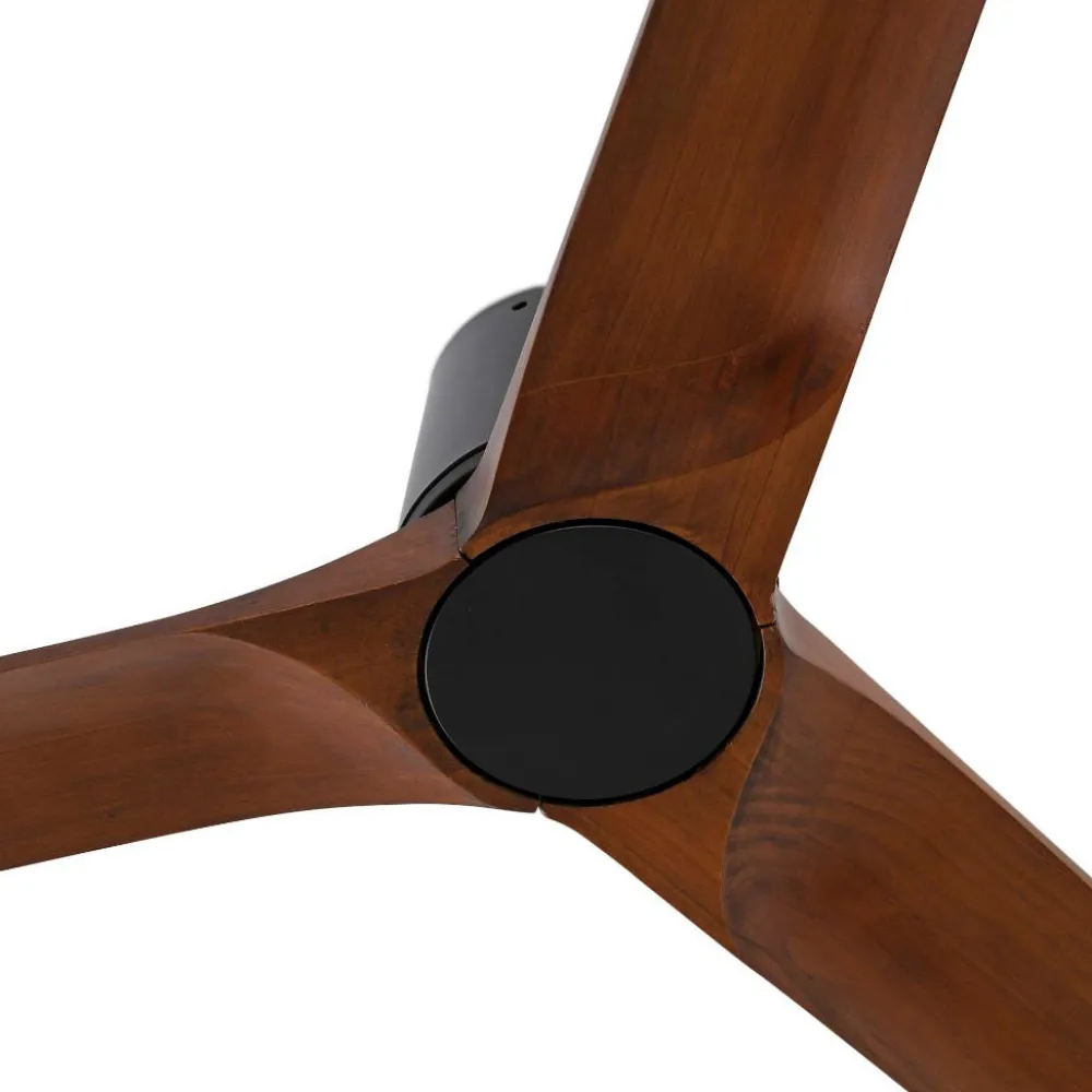 Ventilatori Da Soffitto-Selezionato da Mazzolaluce Ventilatore da soffitto 28mq motore silenzioso marrone scuro app tuya