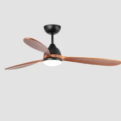 Ventilatori Da Soffitto-Selezionato da Mazzolaluce Ventilatore da soffitto nero con luce led 2700k app smart tuya 28mq