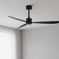 Ventilatori Da Soffitto-Selezionato da Mazzolaluce Ventilatore da soffitto nero smart app tuya motore inverter silenzioso 28mq