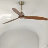 Ventilatori Da Soffitto-Selezionato da Mazzolaluce Ventilatore da soffitto oro invecchiato 17mq motore silenzioso dc