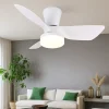 Ventilatori Da Soffitto-Selezionato da Mazzolaluce Ventilatore da soffitto pale bianche con luce telecomando