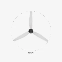 Ventilatori Da Soffitto-Selezionato da Mazzolaluce Ventilatore da soffitto per camera da letto legno chiaro 17mq app