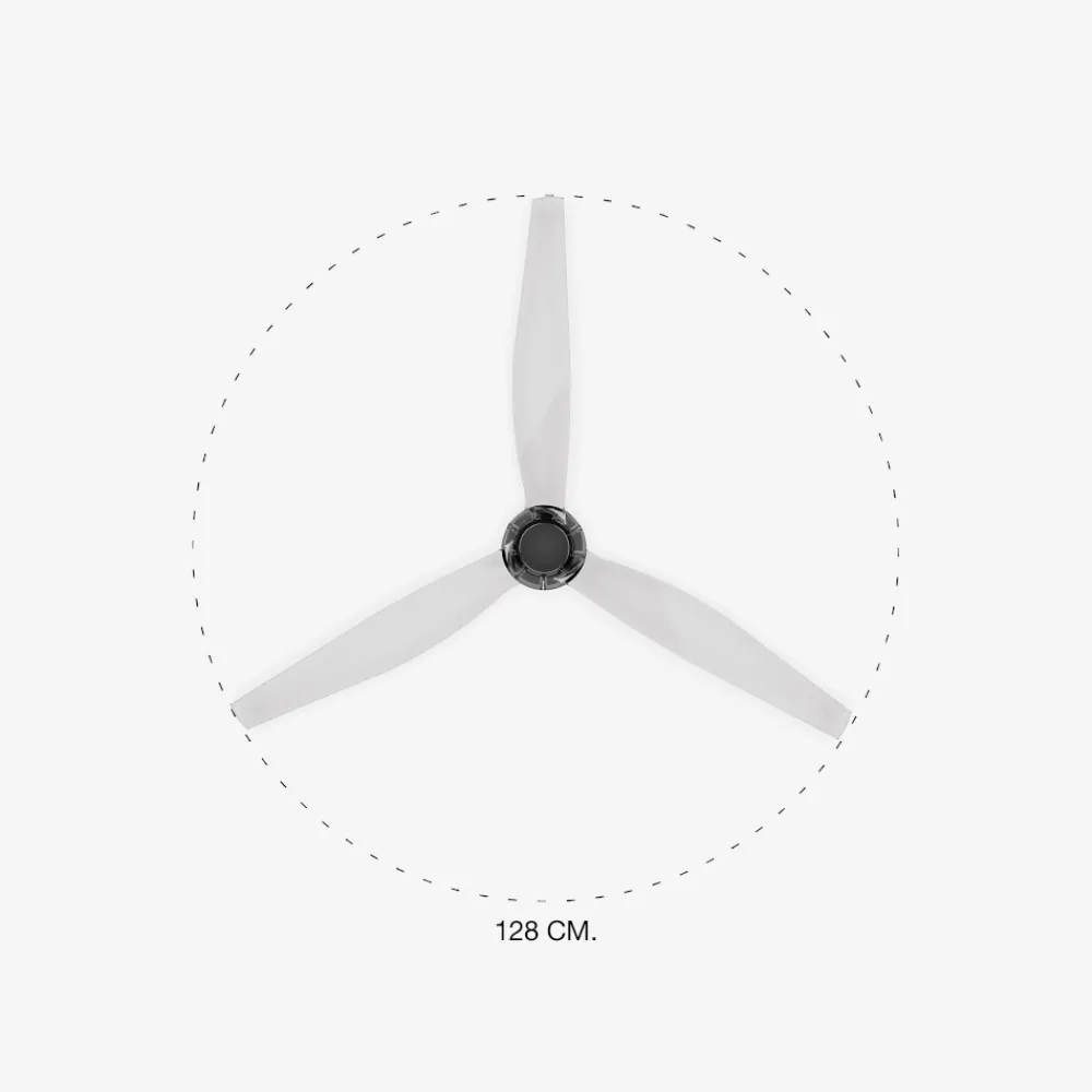 Ventilatori Da Soffitto-Selezionato da Mazzolaluce Ventilatore da soffitto per camera da letto legno chiaro 17mq app
