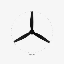 Ventilatori Da Soffitto-Selezionato da Mazzolaluce Ventilatore da soffitto per salotto nero ambienti max 17mq smart app