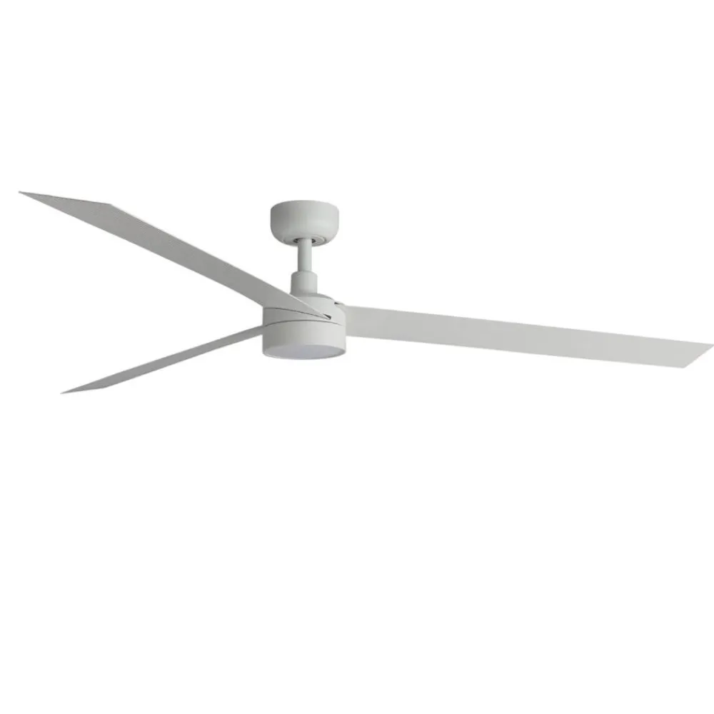 Ventilatori Da Soffitto-Selezionato da Mazzolaluce Ventilatore da soffitto smart con luce pale bianco da 28mq