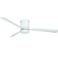 Ventilatori Da Soffitto-Selezionato da Mazzolaluce Ventilatore da soffitto tre pale bianco con luce telecomando