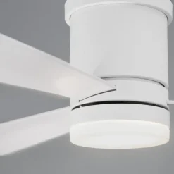 Ventilatori Da Soffitto-Selezionato da Mazzolaluce Ventilatore da soffitto tre pale bianco con luce telecomando