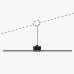 Ventilatori Da Soffitto-Selezionato da Mazzolaluce Ventilatore da sofitto marrone con luce led cct wizz smart app 39mq