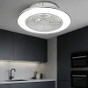 Ventilatori Da Soffitto-Selezionato da Mazzolaluce Ventilatore lampadario con pale da soffitto con luce grigio 13mq con telecomando