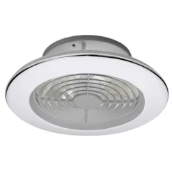 Ventilatori Da Soffitto-Selezionato da Mazzolaluce Ventilatore lampadario con pale da soffitto con luce grigio 13mq con telecomando