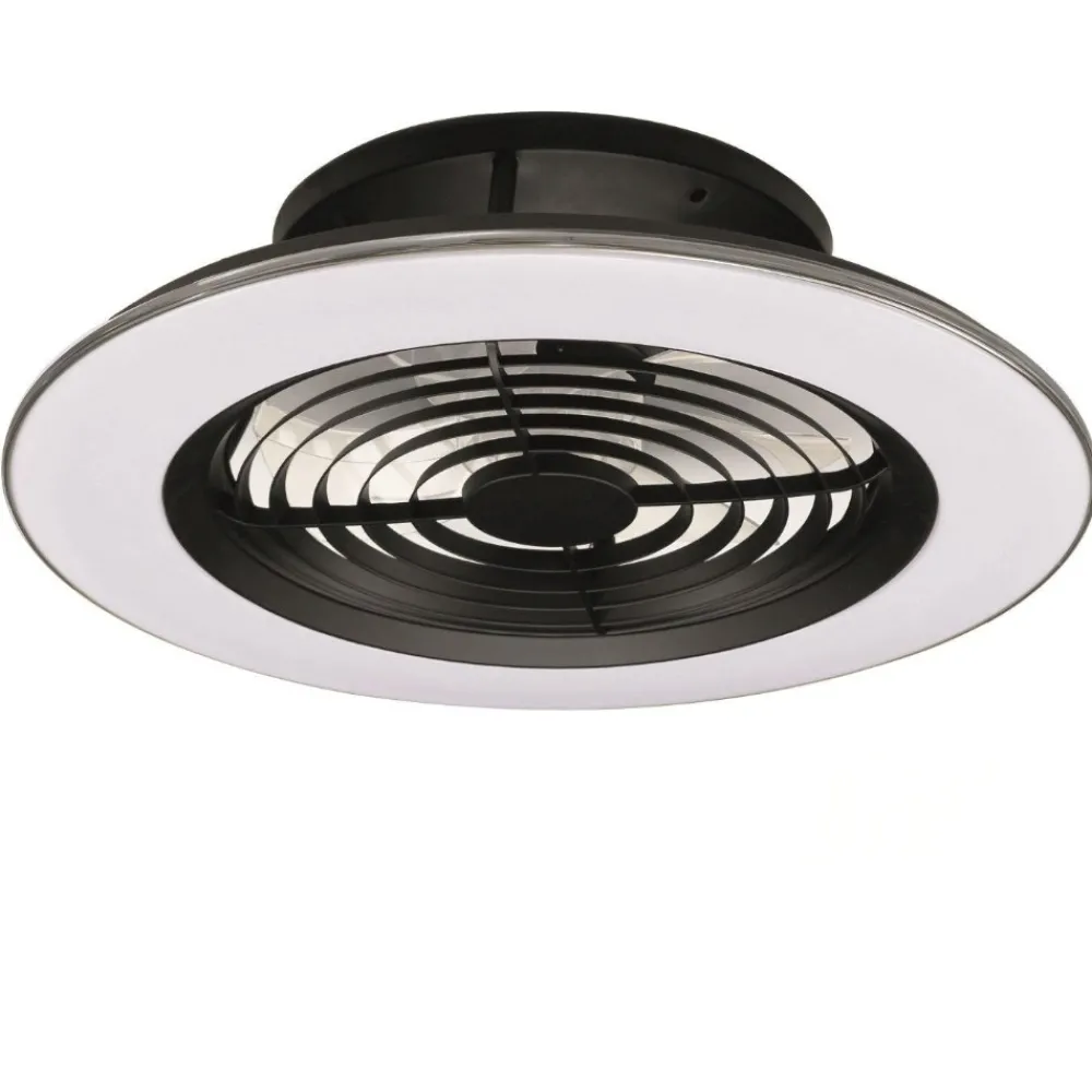 Ventilatori Da Soffitto-Selezionato da Mazzolaluce Ventilatore lampadario con pale da soffitto silenzioso nero 18mq con telecomando