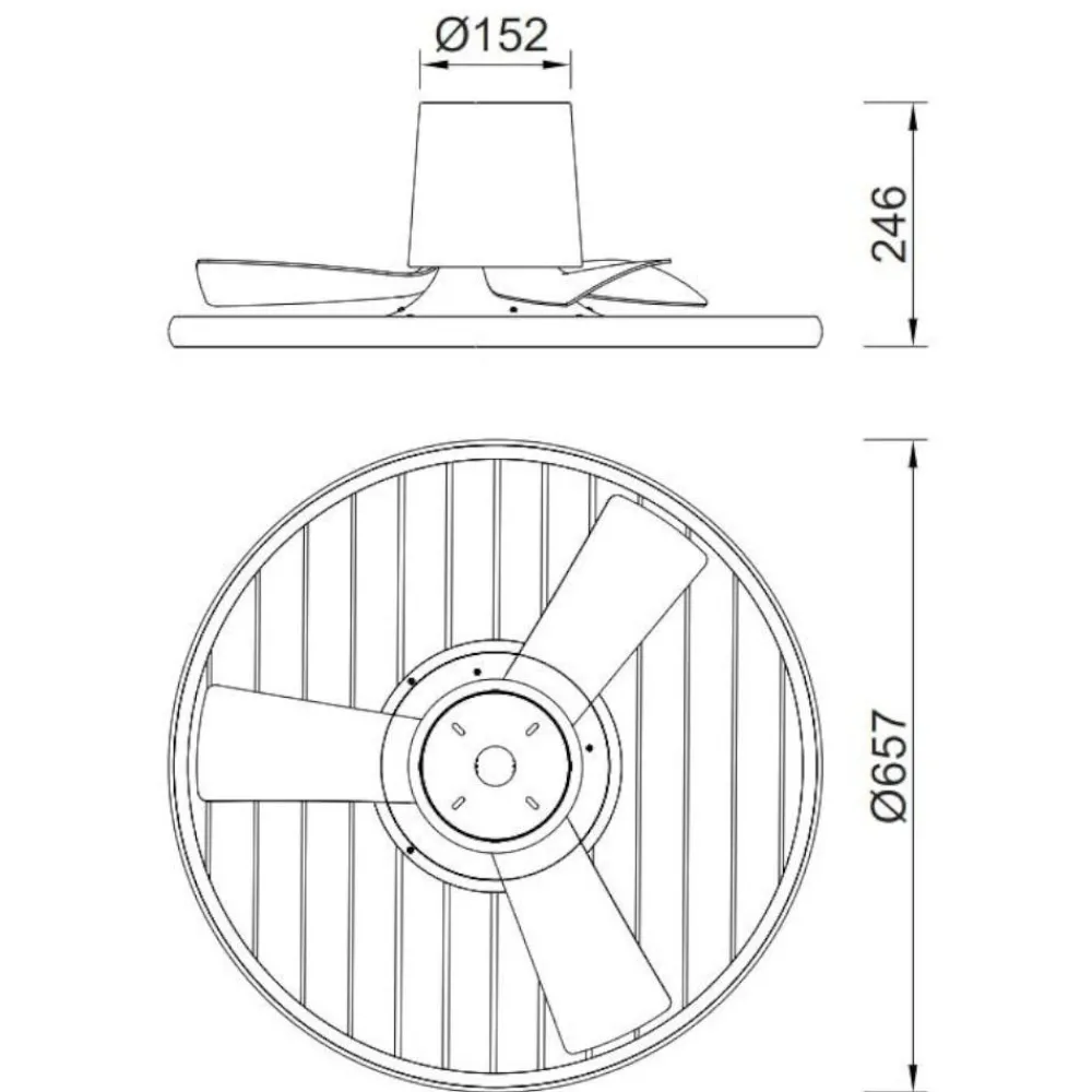 Ventilatori Da Soffitto-Selezionato da Mazzolaluce Ventilatore lampadario con pale con luce led 13 mq nero moderno
