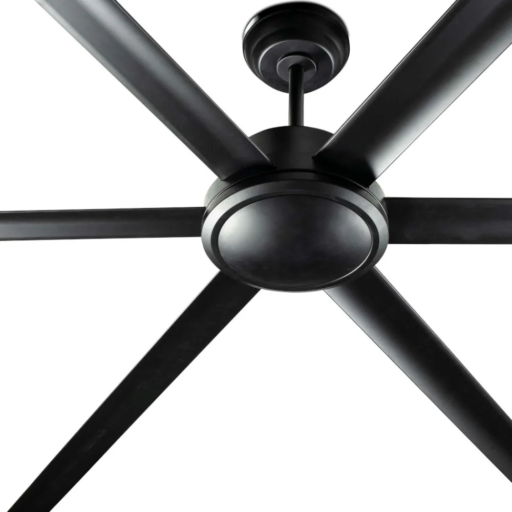 Ventilatori Da Soffitto-Selezionato da Mazzolaluce Ventilatore nero da soffitto con telecomando a pale 39mq