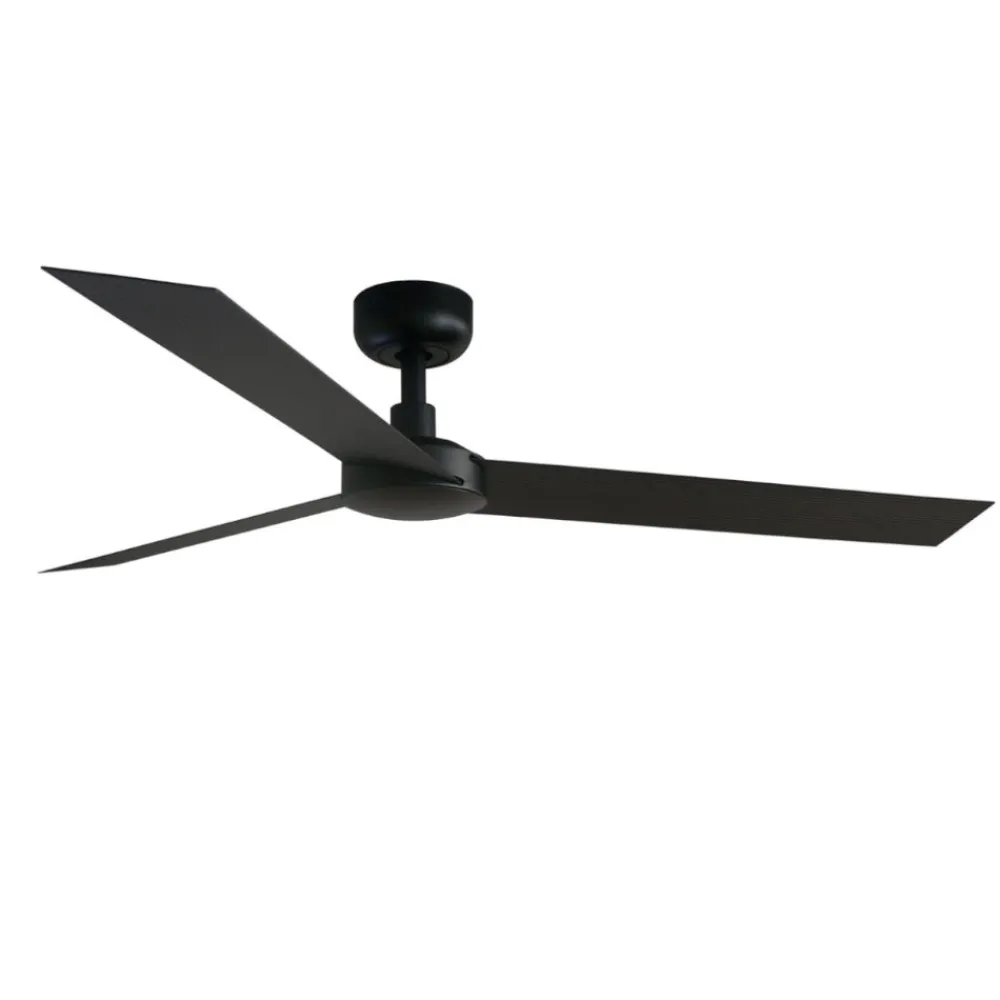 Ventilatori Da Soffitto-Selezionato da Mazzolaluce Ventilatore nero da soffitto 28mq a pale silenzioso