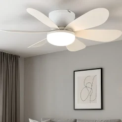 Ventilatori Da Soffitto-Selezionato da Mazzolaluce Ventilatore palermo bianco da soffitto con luce telecomando