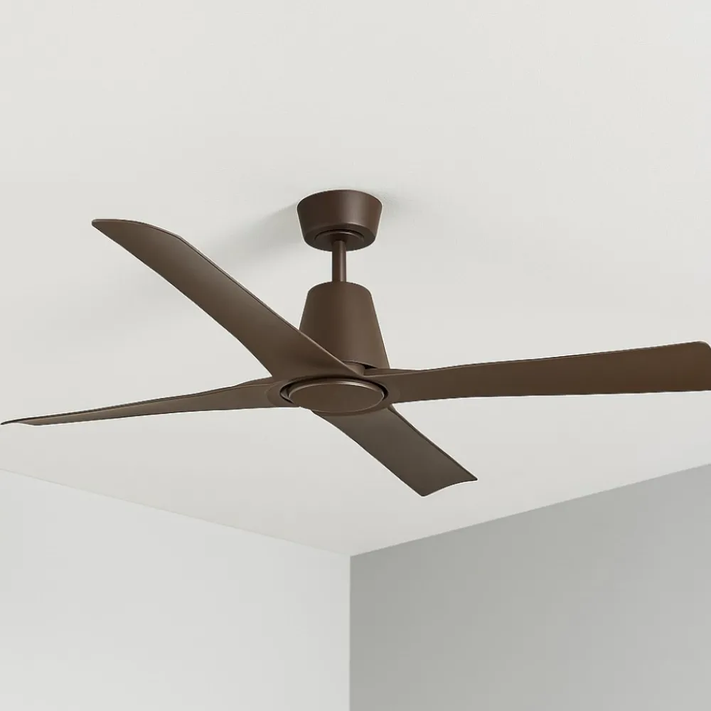 Ventilatori Da Soffitto-Selezionato da Mazzolaluce Ventilatore per esterno da soffitto a pale marrone 18mq