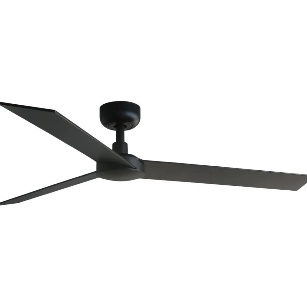 Ventilatori Da Soffitto-Selezionato da Mazzolaluce Ventilatore per soffitto 28mq nero con pale marrone