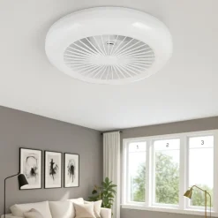 Ventilatori Da Soffitto-Selezionato da Mazzolaluce Ventilatore silenzioso a plafoniera con luce telecomando
